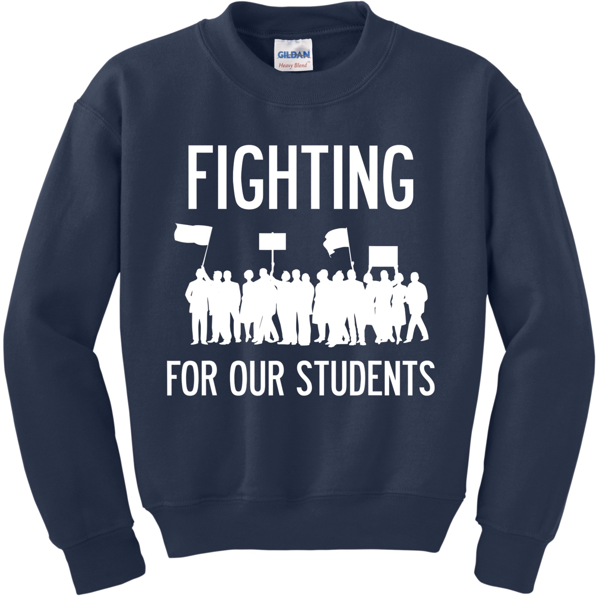 LA Teacher Strike Protest Los Angeles Teach Education Union Kids Sweatshirt