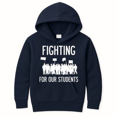 LA Teacher Strike Protest Los Angeles Teach Education Union Kids Hoodie