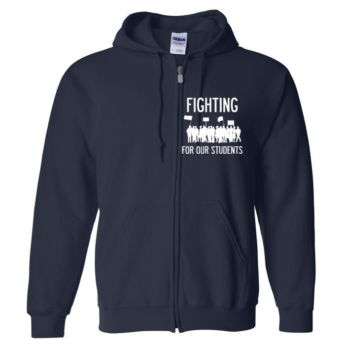 LA Teacher Strike Protest Los Angeles Teach Education Union Full Zip Hoodie