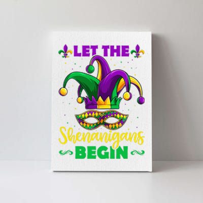 Let The Shenanigans Begin Mardi Gras Canvas