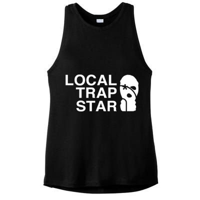 Local Trap Star Ladies PosiCharge Tri-Blend Wicking Tank