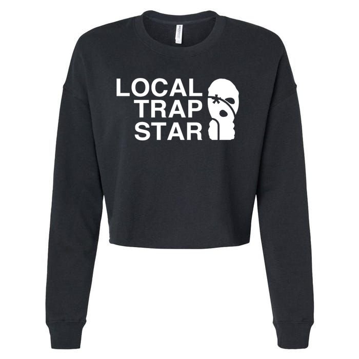 Local Trap Star Cropped Pullover Crew