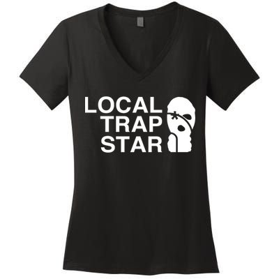 Local Trap Star Women's V-Neck T-Shirt
