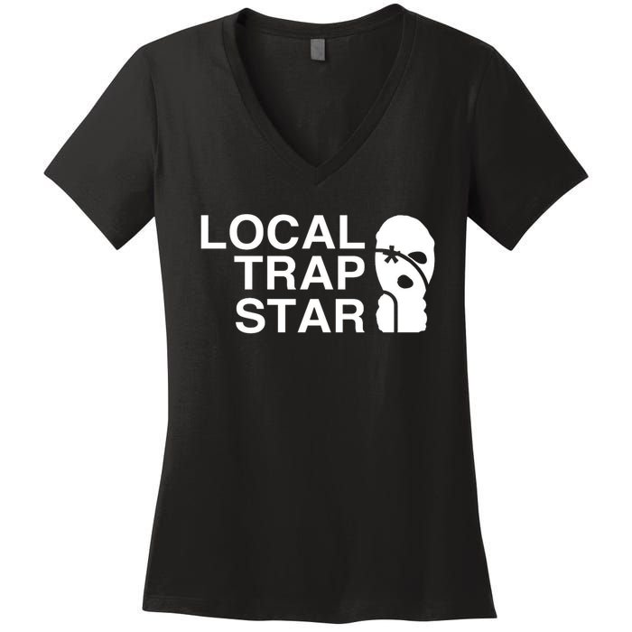 Local Trap Star Women's V-Neck T-Shirt