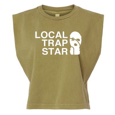 Local Trap Star Garment-Dyed Women's Muscle Tee