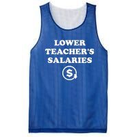 Lower Teachers Salaries Lower Teacher Salaries Mesh Reversible Basketball Jersey Tank