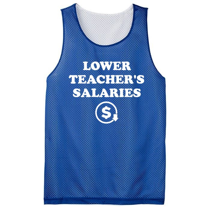 Lower Teachers Salaries Lower Teacher Salaries Mesh Reversible Basketball Jersey Tank