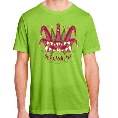 Let The Shenanigans Begin Mardi Gras Adult ChromaSoft Performance T-Shirt