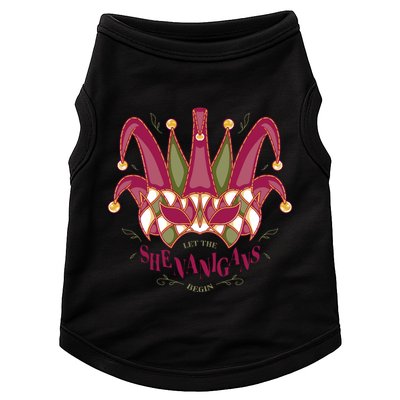 Let The Shenanigans Begin Mardi Gras Doggie Tank