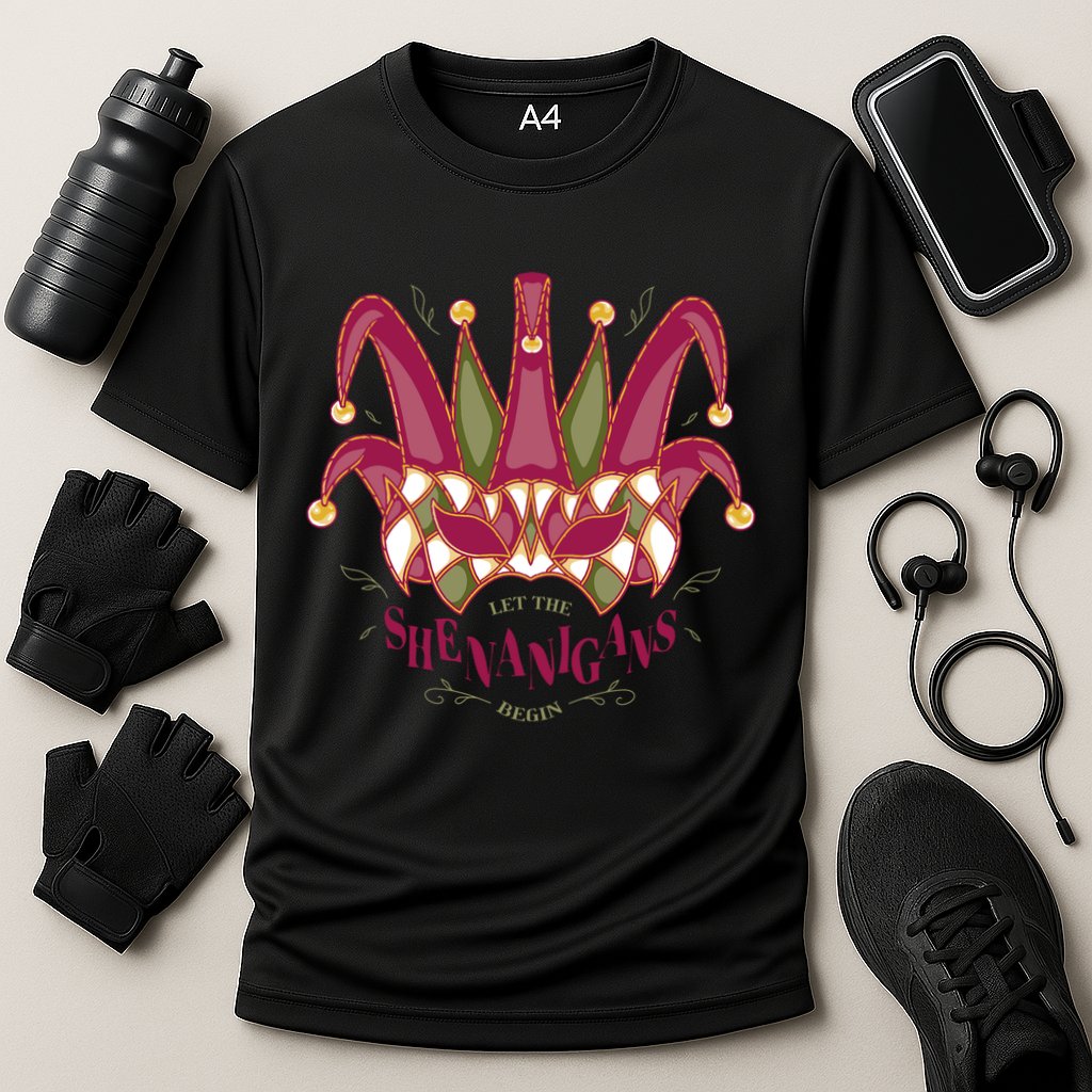 Let The Shenanigans Begin Mardi Gras Performance Shirt