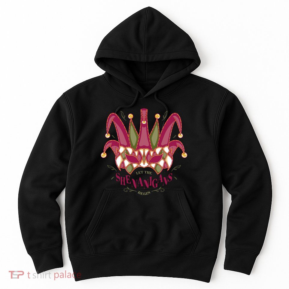 Let The Shenanigans Begin Mardi Gras Hoodie