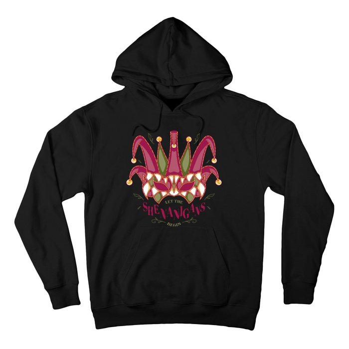 Let The Shenanigans Begin Mardi Gras Hoodie