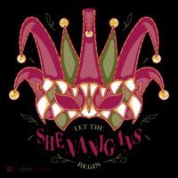 Let The Shenanigans Begin Mardi Gras Sweatshirt