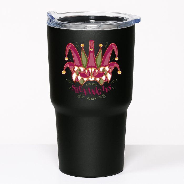 Let The Shenanigans Begin Mardi Gras Tumbler