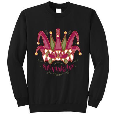 Let The Shenanigans Begin Mardi Gras Tall Sweatshirt