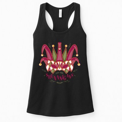 Let The Shenanigans Begin Mardi Gras Womens Tank Top