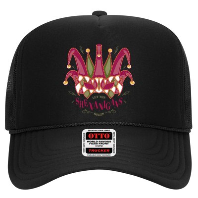 Let The Shenanigans Begin Mardi Gras Trucker Hat