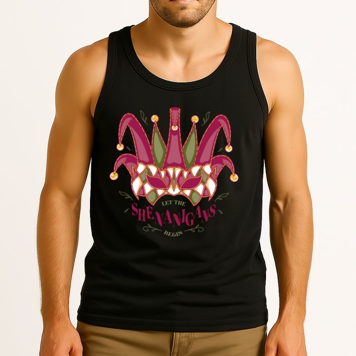 Let The Shenanigans Begin Mardi Gras Tank Top
