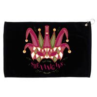 Let The Shenanigans Begin Mardi Gras Grommeted Golf Towel