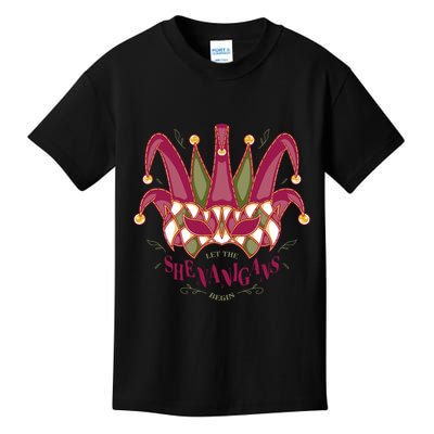 Let The Shenanigans Begin Mardi Gras Kids T-Shirt