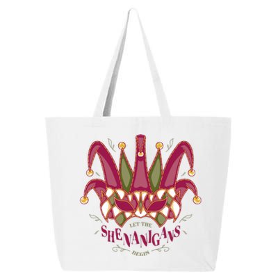 Let The Shenanigans Begin Mardi Gras 25L Jumbo Tote