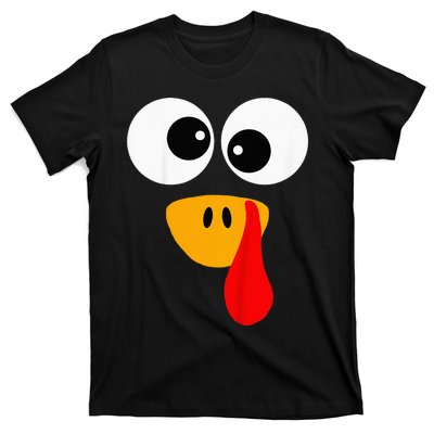 Little Turkey Silly Face Thanksgiving Baby Boy T-Shirt