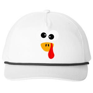 Little Turkey Silly Face Thanksgiving Baby Boy Snapback Five-Panel Rope Hat