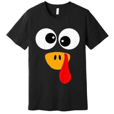 Little Turkey Silly Face Thanksgiving Baby Boy Premium T-Shirt