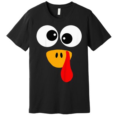 Little Turkey Silly Face Thanksgiving Baby Boy Premium T-Shirt