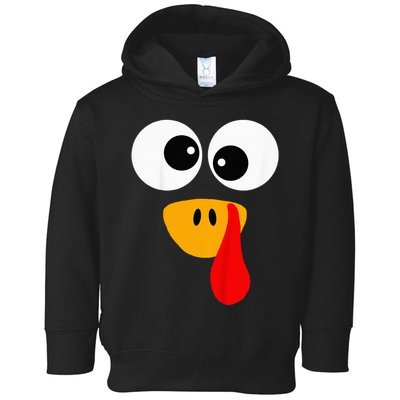 Little Turkey Silly Face Thanksgiving Baby Boy Toddler Hoodie