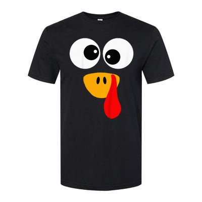 Little Turkey Silly Face Thanksgiving Baby Boy Softstyle® CVC T-Shirt