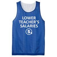 Lower Teachers Salaries Lower Teacher Salaries Mesh Reversible Basketball Jersey Tank