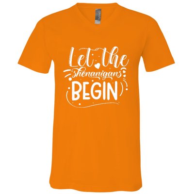 Let The Shenanigans Begin V-Neck T-Shirt