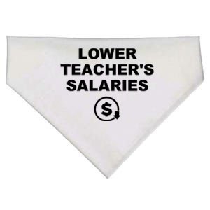 Lower Teachers Salaries Lower Teacher Salaries USA-Made Doggie Bandana