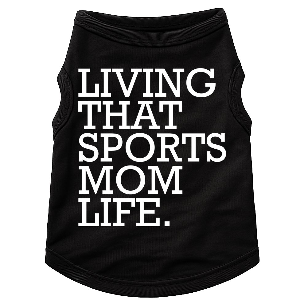 Living That Sports Mom Life Sports Mama Funny Mothers Day Doggie Tank