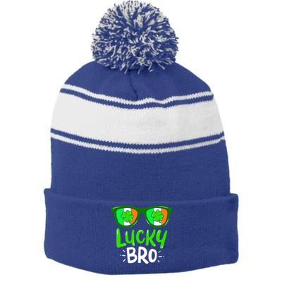 Let The Shenanigans Begin Fun Bro Tee St Patricks Day Gift Stripe Pom Pom Beanie