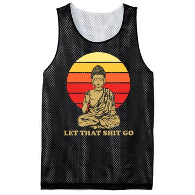 Let That Shit Go Buddha Mesh Reversible Basketball Jersey Tank