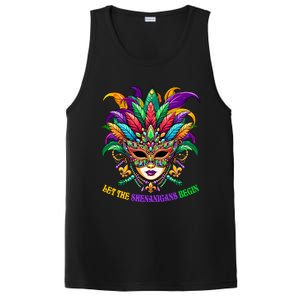 Let The Shenanigans Begin Jester Mask Beads PosiCharge Competitor Tank