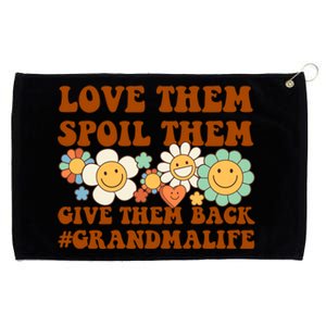 Love Them Spoil Them Give Them Back Grandmalife Grandmother Cute Gift Grommeted Golf Towel