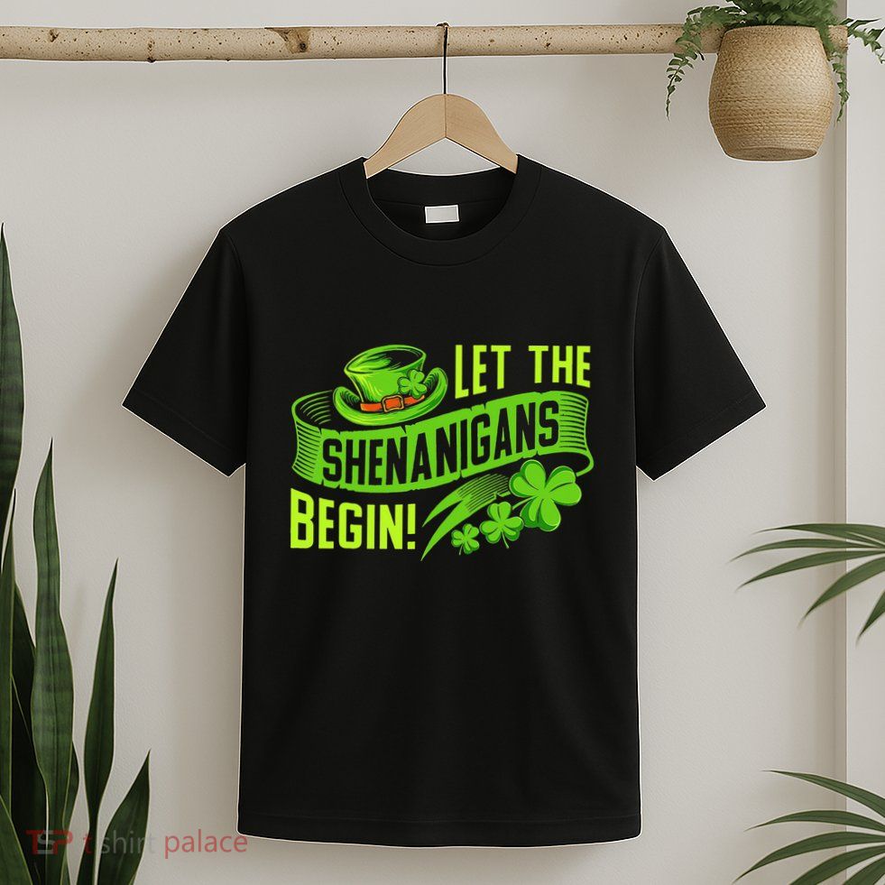 Let the Shenanigans begin! Saint Shenanigan Clover Irishman T-Shirt