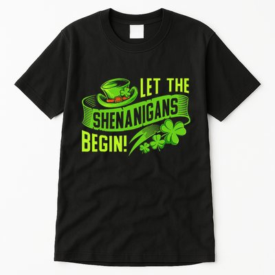 Let the Shenanigans begin! Saint Shenanigan Clover Irishman Tall T-Shirt