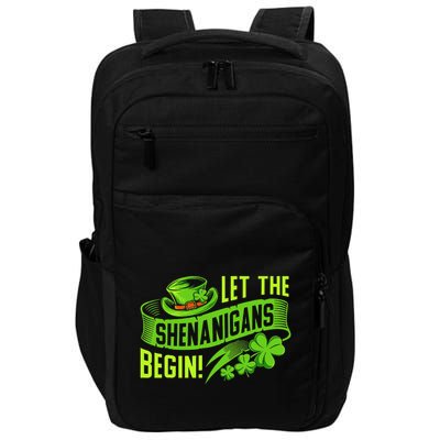 Let the Shenanigans begin! Saint Shenanigan Clover Irishman Impact Tech Backpack