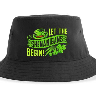 Let the Shenanigans begin! Saint Shenanigan Clover Irishman Sustainable Bucket Hat