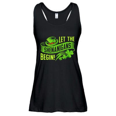 Let the Shenanigans begin! Saint Shenanigan Clover Irishman Ladies Essential Flowy Tank