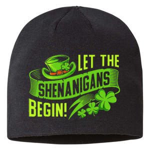 Let the Shenanigans begin! Saint Shenanigan Clover Irishman Sustainable Beanie