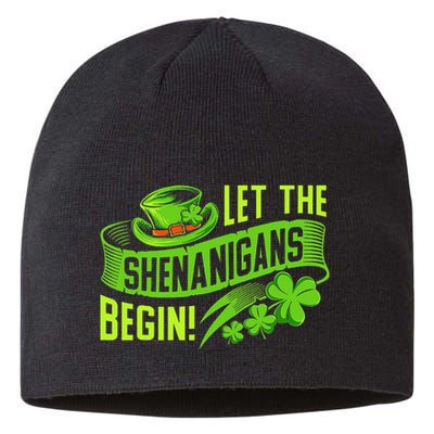 Let the Shenanigans begin! Saint Shenanigan Clover Irishman Sustainable Beanie