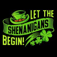 Let the Shenanigans begin! Saint Shenanigan Clover Irishman 16 in Basic Backpack
