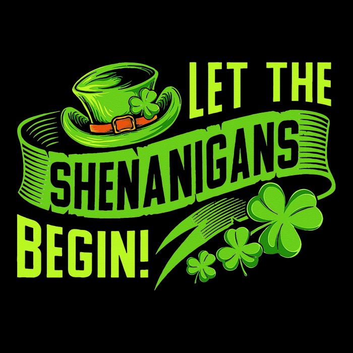 Let the Shenanigans begin! Saint Shenanigan Clover Irishman 16 in Basic Backpack