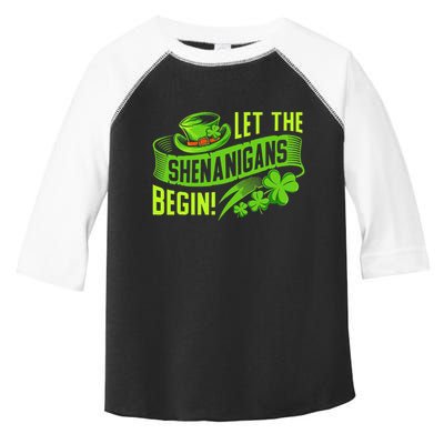 Let the Shenanigans begin! Saint Shenanigan Clover Irishman Toddler Fine Jersey T-Shirt