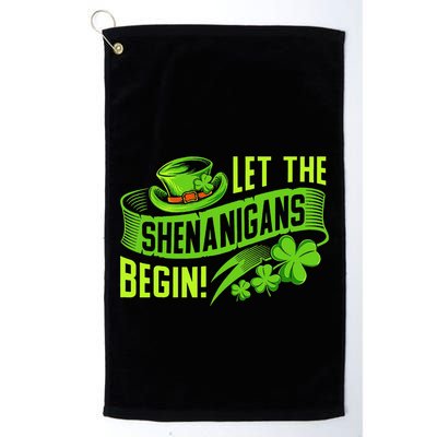 Let the Shenanigans begin! Saint Shenanigan Clover Irishman Golf Towel